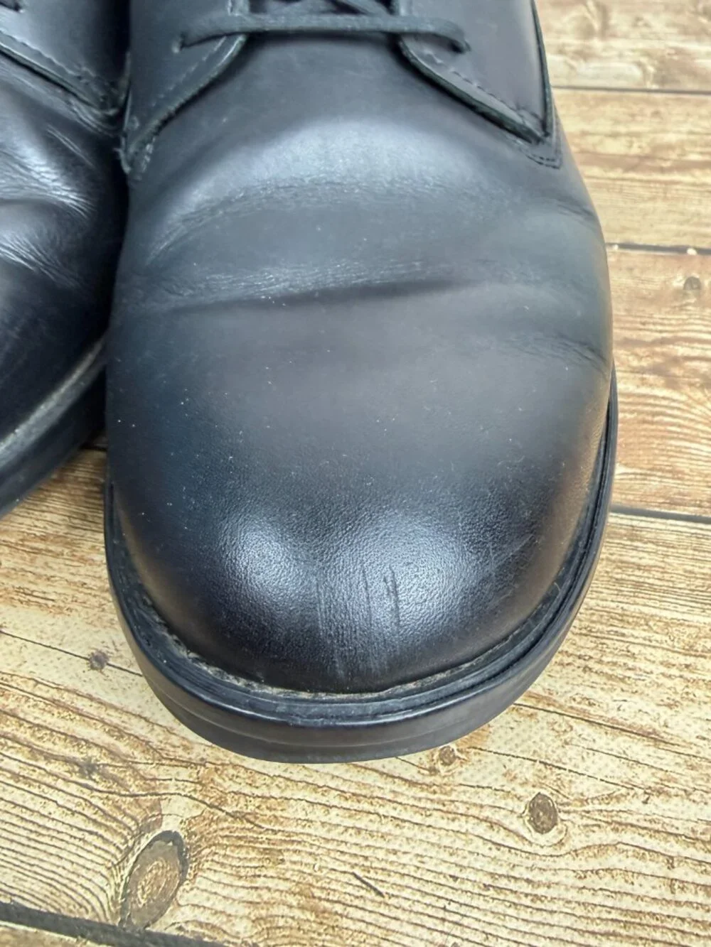 Timberland Men's Size 13 Black Leather Lace-Up Oxford Dress Shoes Classic
